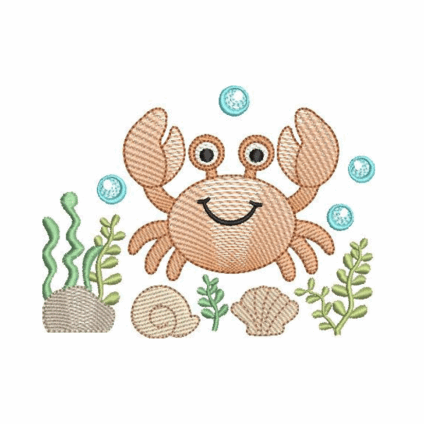 Coleção com 05 matriz Fundo do Mar5 (pontos Leves) - Image 2