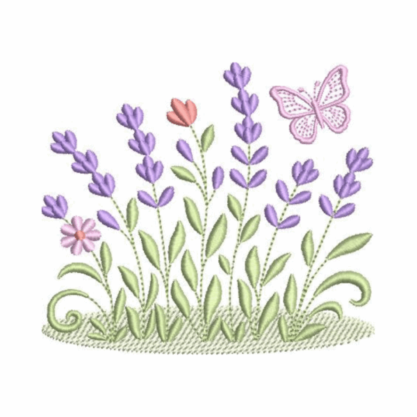 Coleção com 05 matriz de bordados lavanda2 - Imagem 5