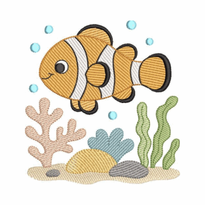 Peixe4 no Fundo do Mar