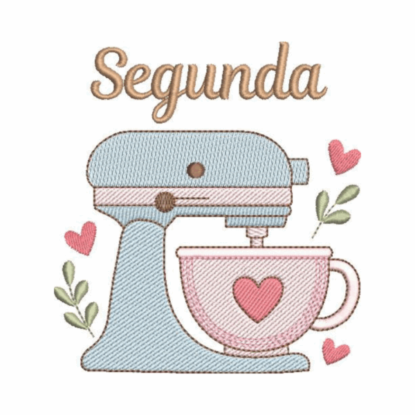 Coleção de matriz Semaninha Cozinha2 (Pontos Leves) - Image 3
