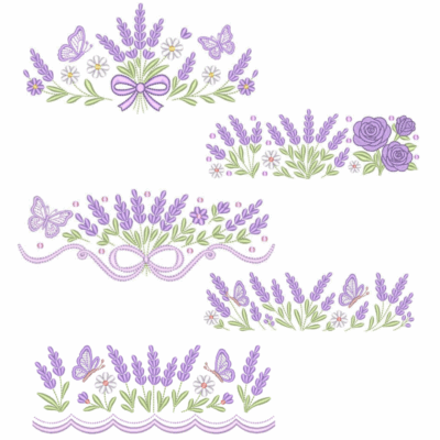Coleção com 05 matriz de bordados barrinhas com Lavanda3
