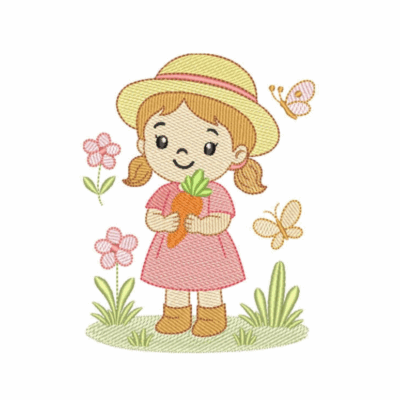 Menina na Fazenda