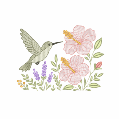 Barrinha com Beija-Flor