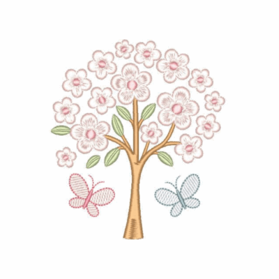 Árvore com Floral03