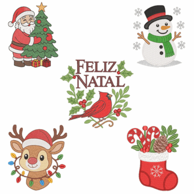 Coleção com 05 matriz para Natal 14 (Pontos Leves)