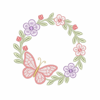 Moldura com Borboleta01