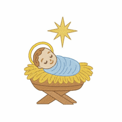 Menino Jesus na manjedoura