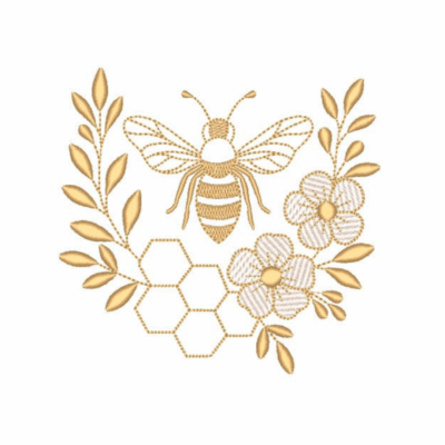 Abelha com Floral24