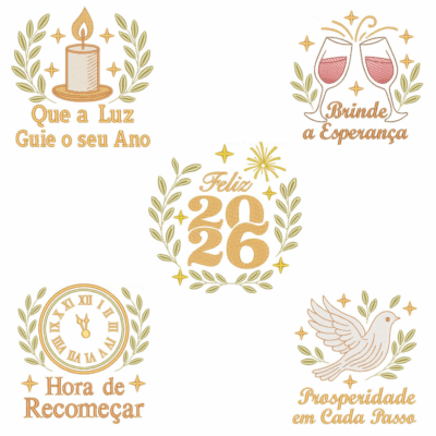 Coleção com 06 matriz Ano Novo7