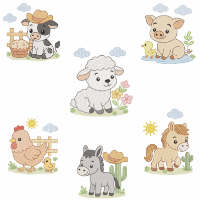 Coleção com 06 matriz Fazendinha04