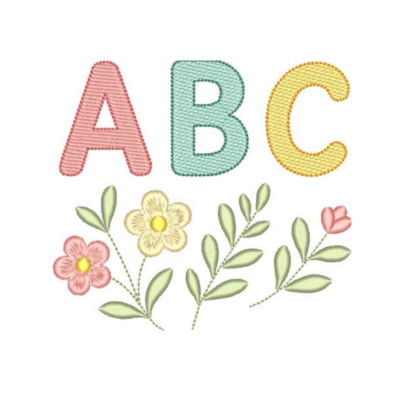 ABC com Flores