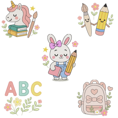 Coleção com 05 matriz Volta às Aulas8