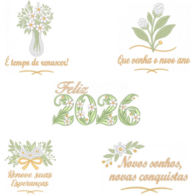 Coleção com 05 matriz Ano Novo8