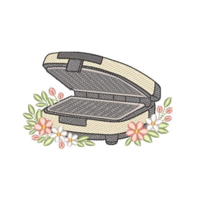 Sanduicheira com Floral