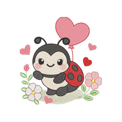 Joaninha com Coração