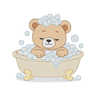 Ursinho Baby no Banho