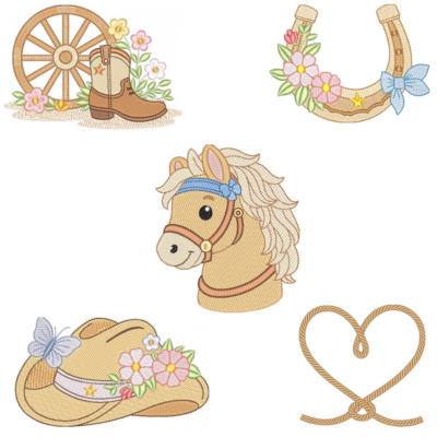 Coleção com 05 matriz Country2