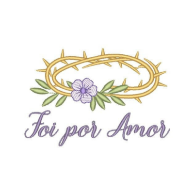 Coroa de Espinhos com Frase