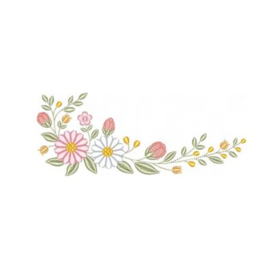 Barrado com Flores e Ramos