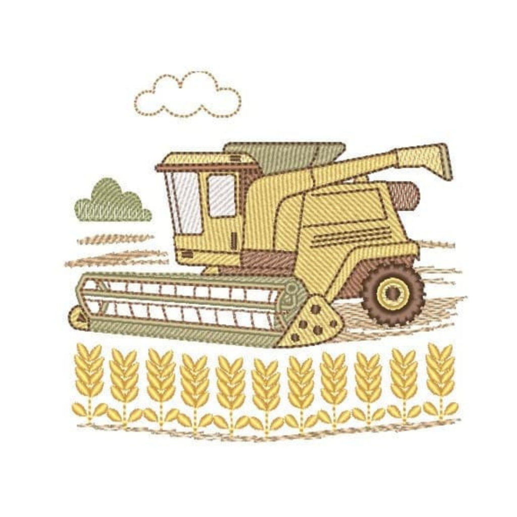 Colheitadeira Trabalhando