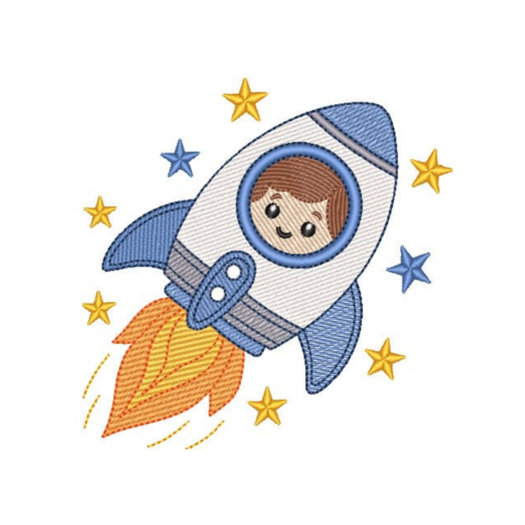 Foguete com Astronautas