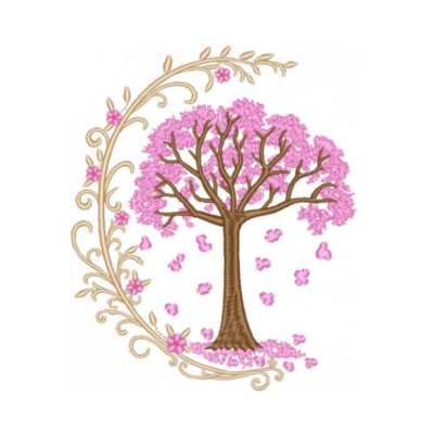 Ipê Rosa com Meia Moldura