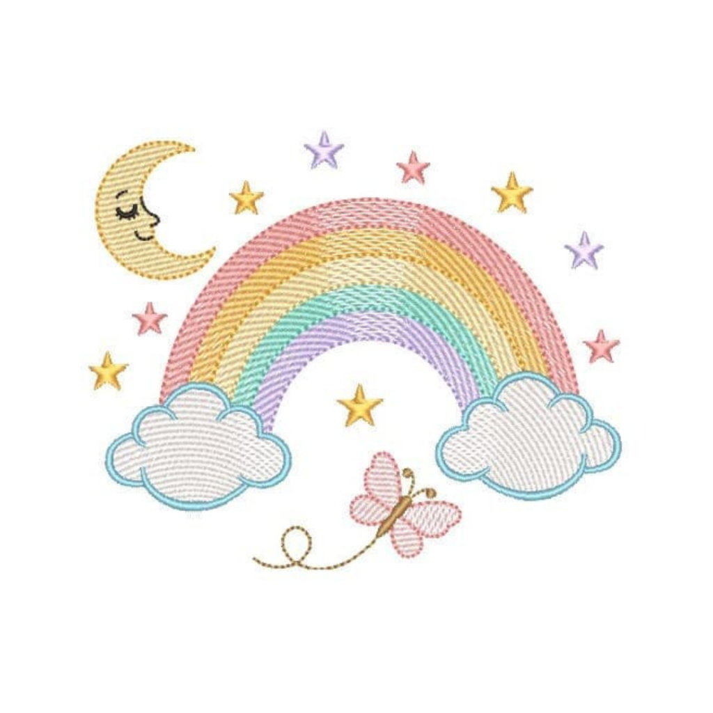 Arco Iris com Estrelas