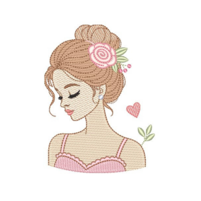 Bailarina com Detalhe Floral