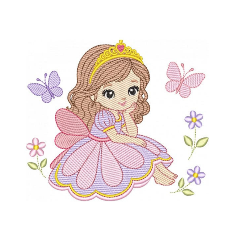 Boneca Princesa Sentada