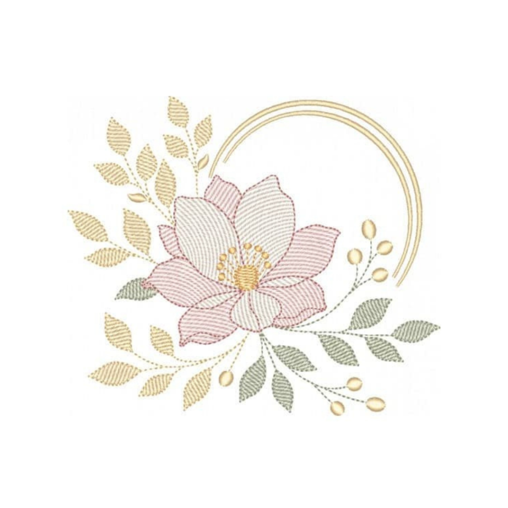 Floral com Moldura