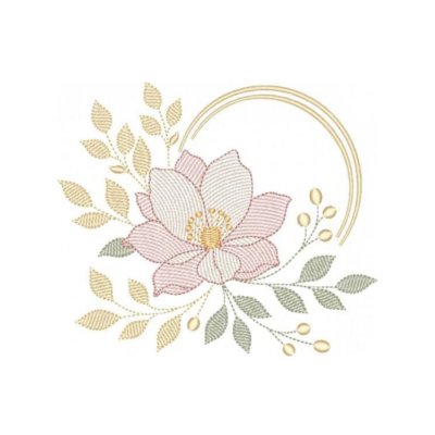 Floral com Moldura