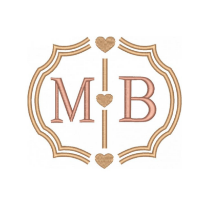 Moldura Ornamental com Monogramas