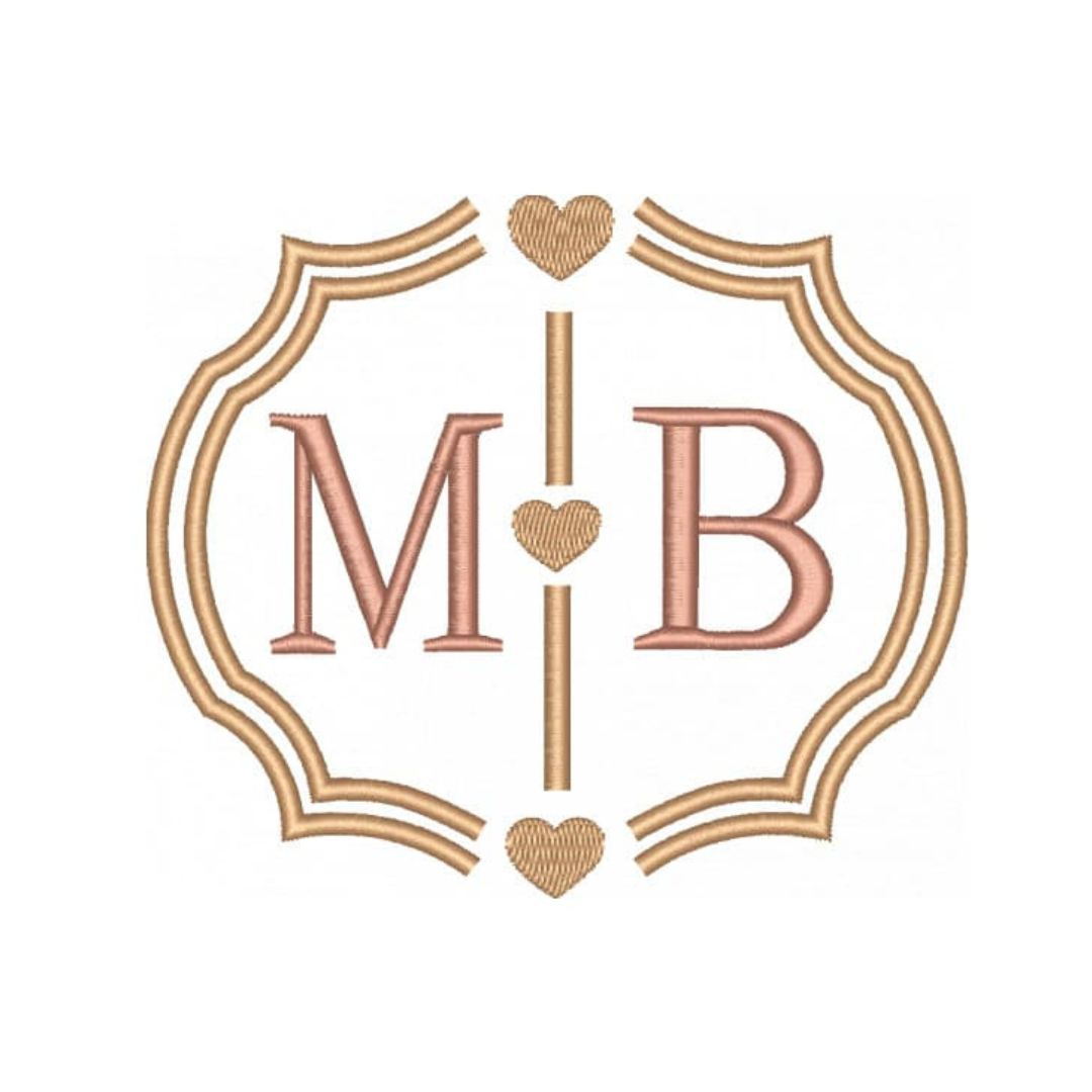 Moldura Ornamental com Monogramas