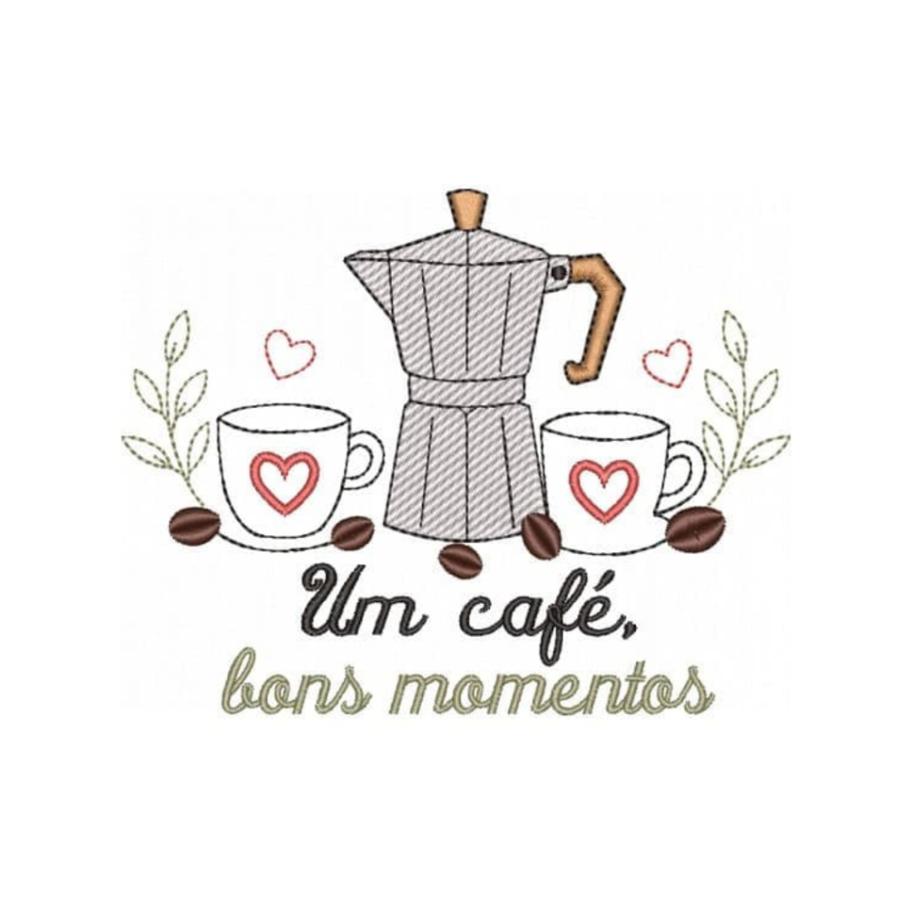 Cafeteira com Frase