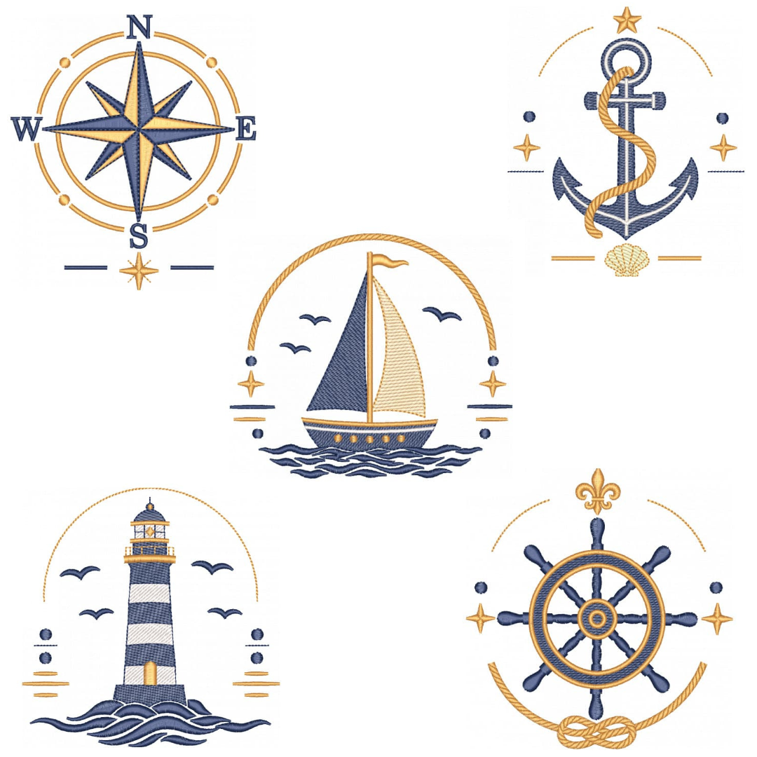 Coleção com 05 matrizes Marinheiros04