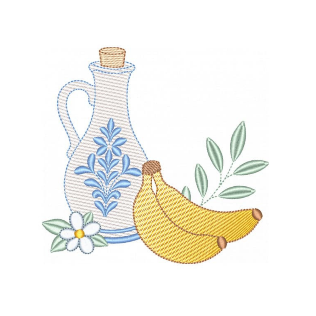 Galheteiro com Bananas