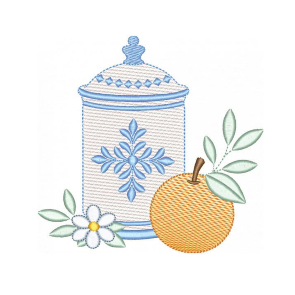 Pote com Laranja