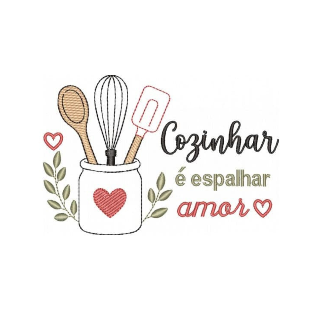 Utensílios com Frase