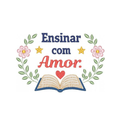 Livro com Frase