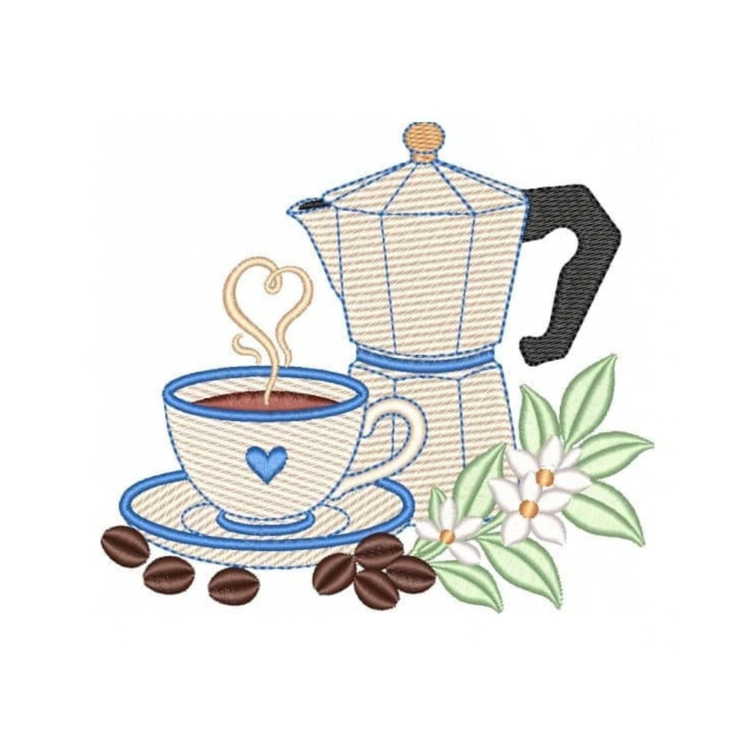 Cafeteira com Xícara